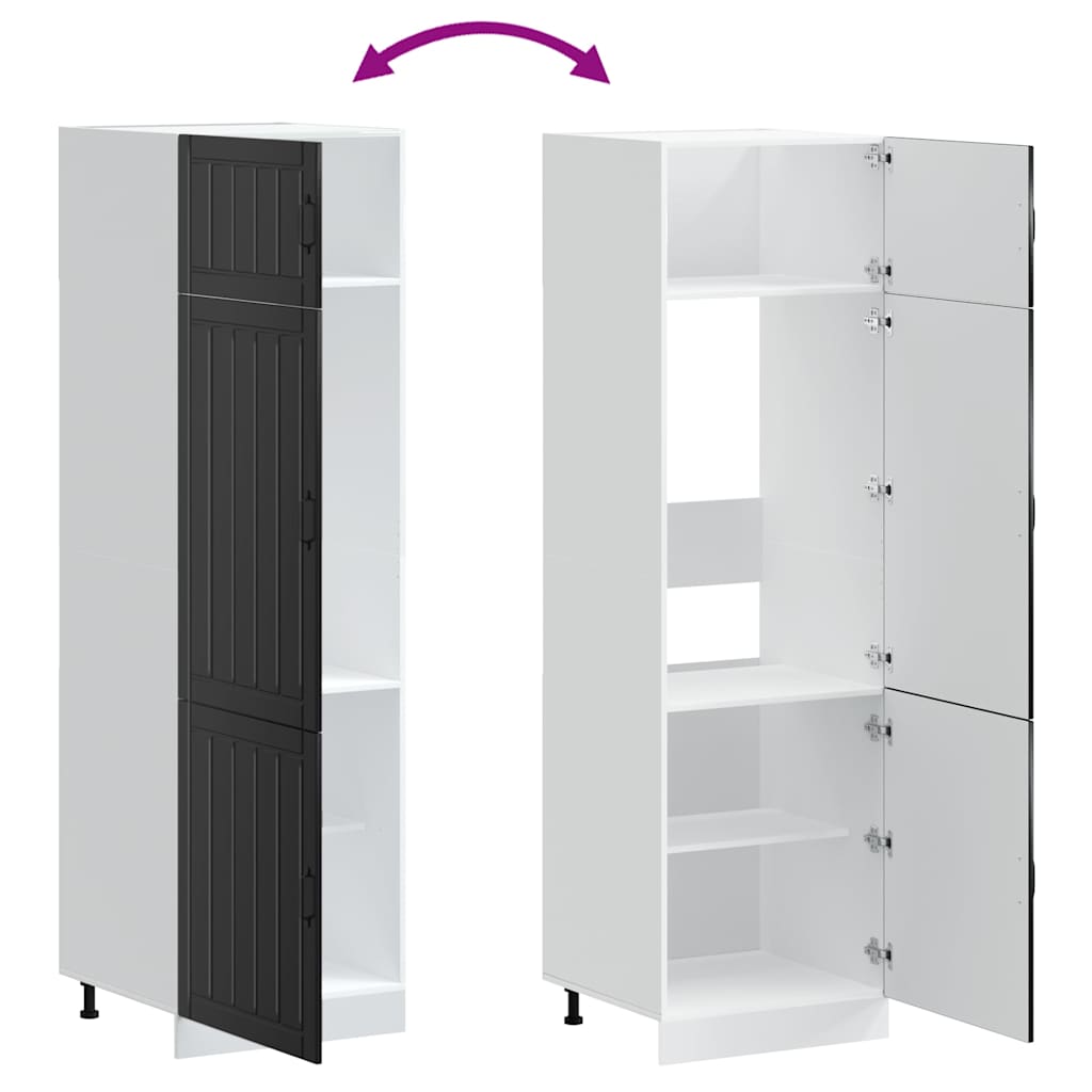 Kjøkkeninnredning Kjøkkenskap Lucca Svart