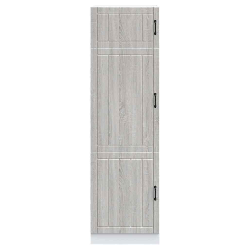 Kjøkkeninnredning Kjøkkenskap Lucca Sonoma Grå Eik