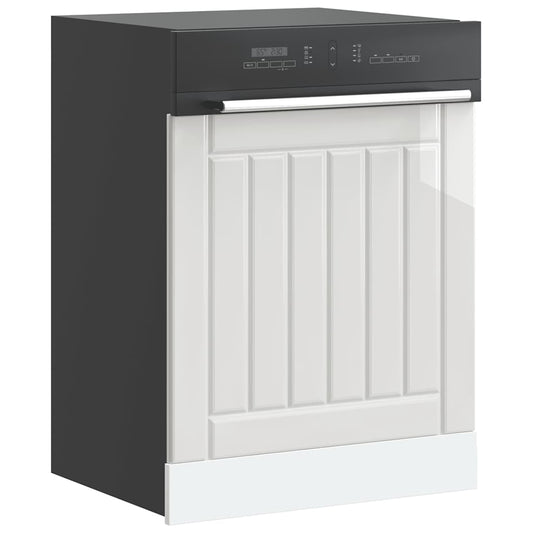Kjøkkeninnredning Underskap Oppvaskmaskin panel Lucca Høyglans hvit