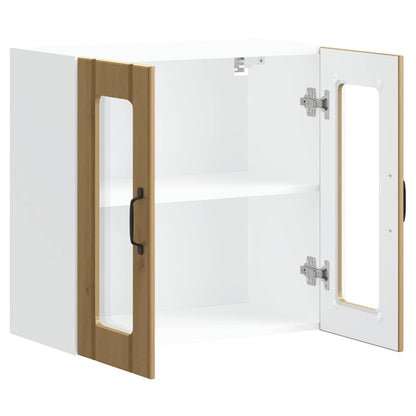 Kjøkkeninnredning Overskap med glassdør Lucca Artisan Eik