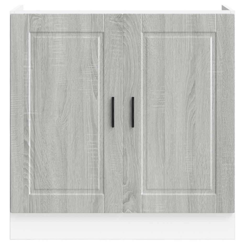 Kjøkkeninnredning Underskap Porto Sonoma Grå 80x46x81,5 cm Vask