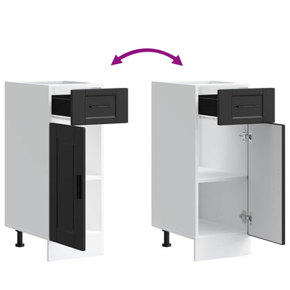 Kjøkkeninnredning Underskap Porto Svart