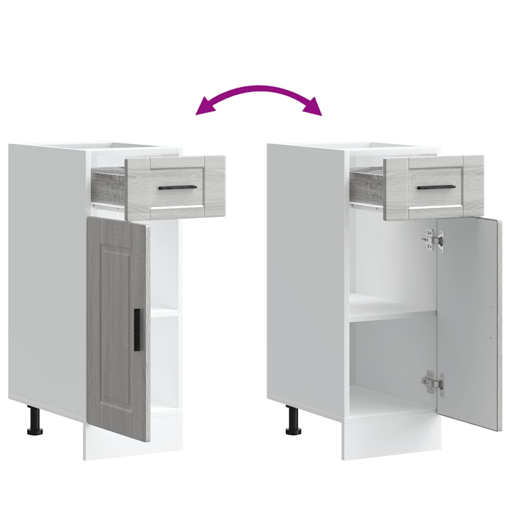 Kjøkkeninnredning Underskap Porto Sonoma Grå