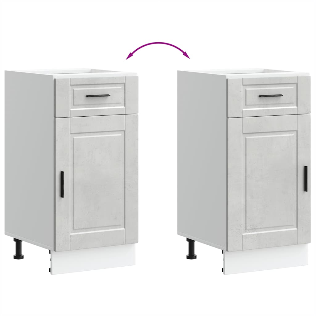 Kjøkkeninnredning Underskap Porto Betonggrå