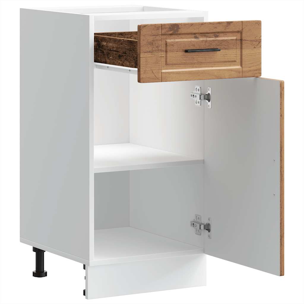 Kjøkkeninnredning Underskap Porto Gammelt tre