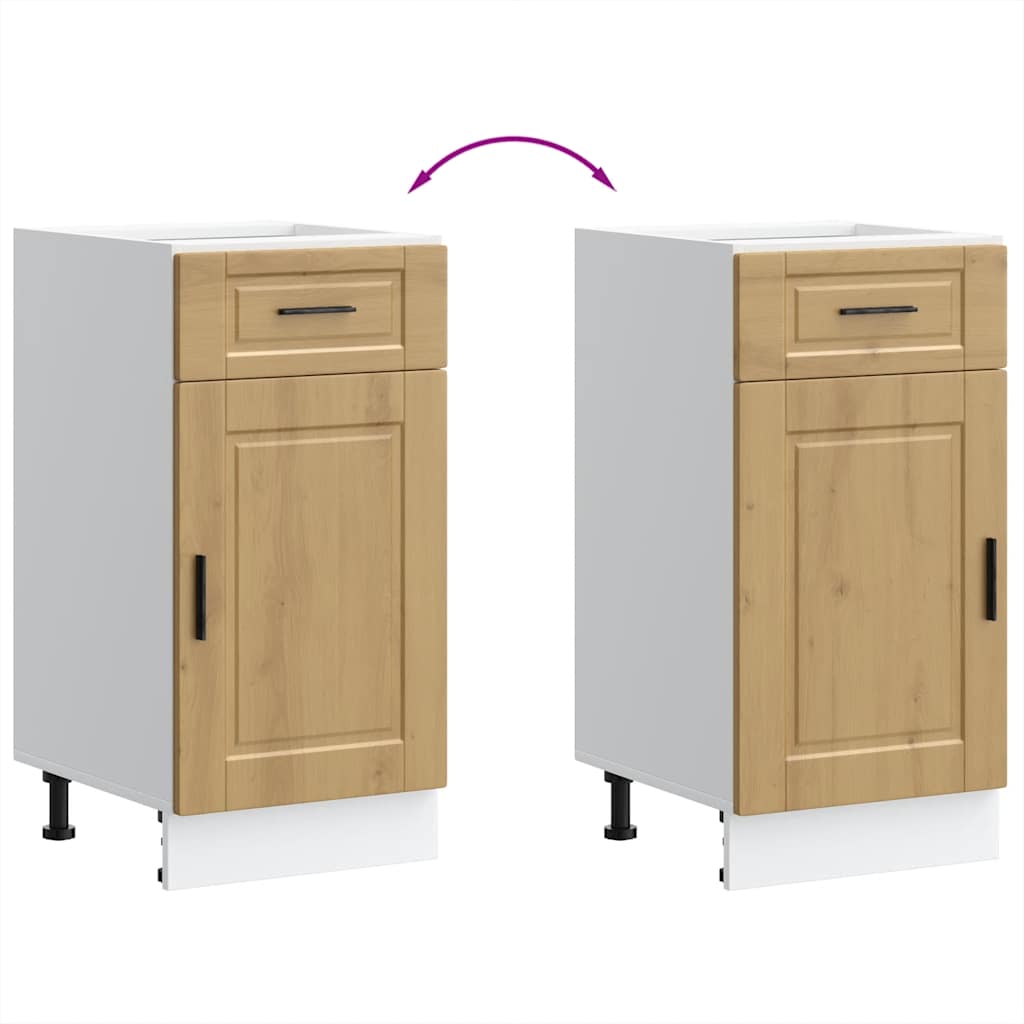 Kjøkkeninnredning Underskap Porto Artisan Eik