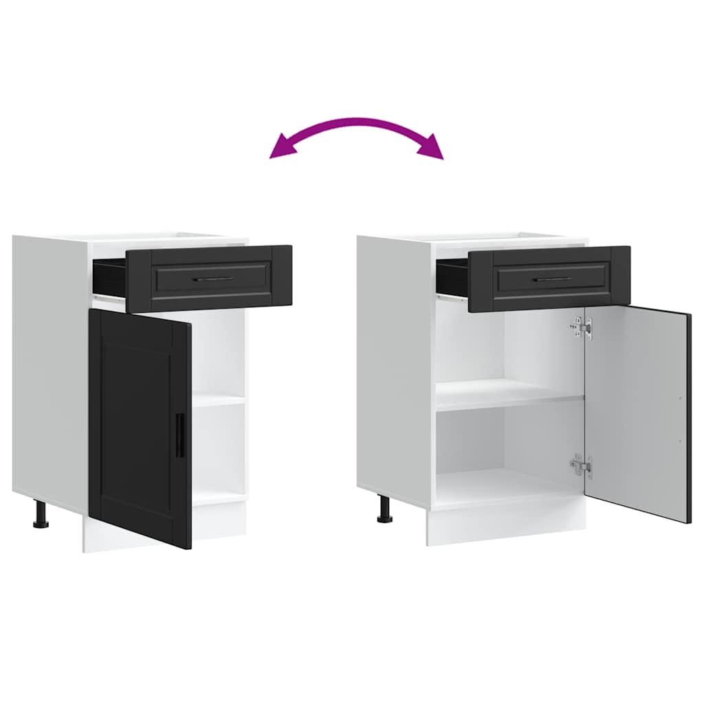 Kjøkkeninnredning Underskap Porto Svart