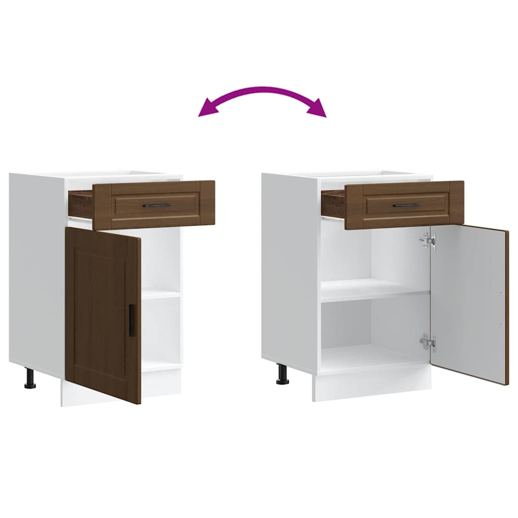 Kjøkkeninnredning Underskap Porto Brun Eik