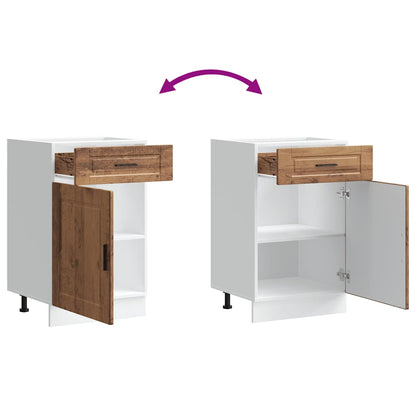 Kjøkkeninnredning Underskap Porto Gammelt tre