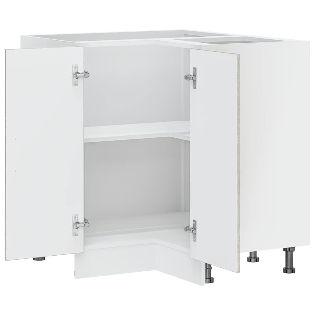 Kjøkkeninnredning Underskap Porto Sonoma Grå Eik Hjørne