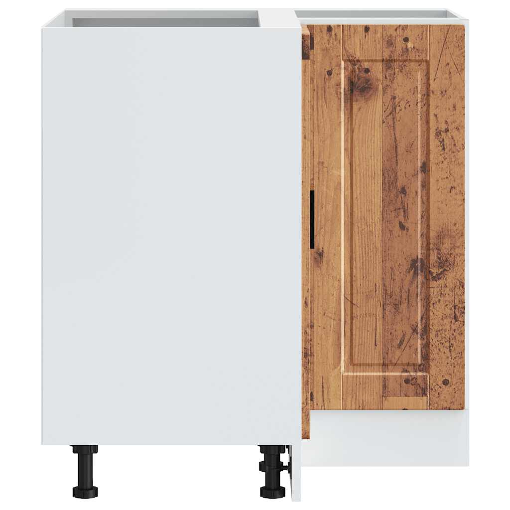 Kjøkkeninnredning Underskap Porto Gammelt Tre Eik Hjørne