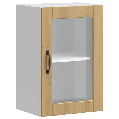 Kjøkkeninnredning Overskap med glassdør Porto Artisan Eik