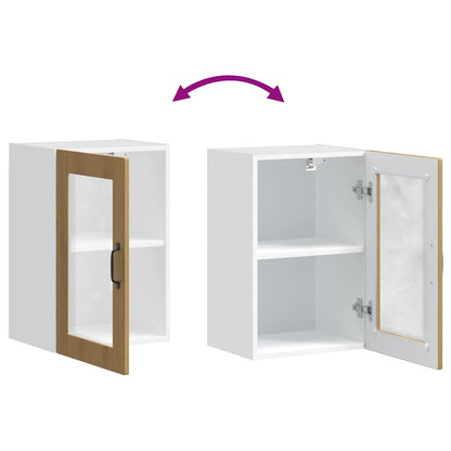 Kjøkkeninnredning Overskap med glassdør Porto Artisan Eik