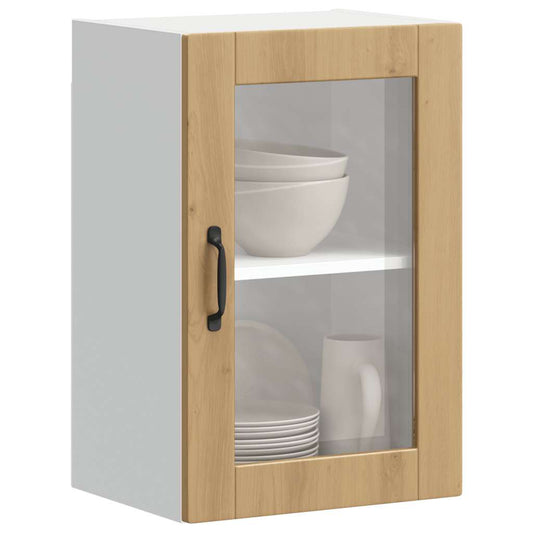 Kjøkkeninnredning Overskap med glassdør Porto Artisan Eik