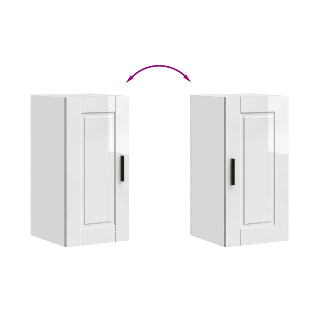 Kjøkkeninnredning Overskap veggskap Porto Høyglans hvit