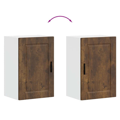 Kjøkkeninnredning Overskap veggskap Porto Røkt eik