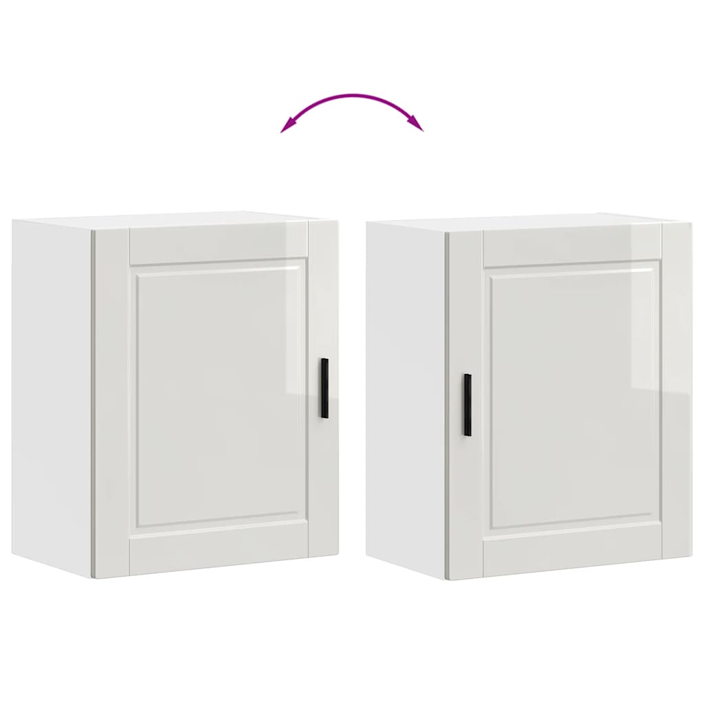 Kjøkkeninnredning Overskap veggskap Porto Høyglans hvit