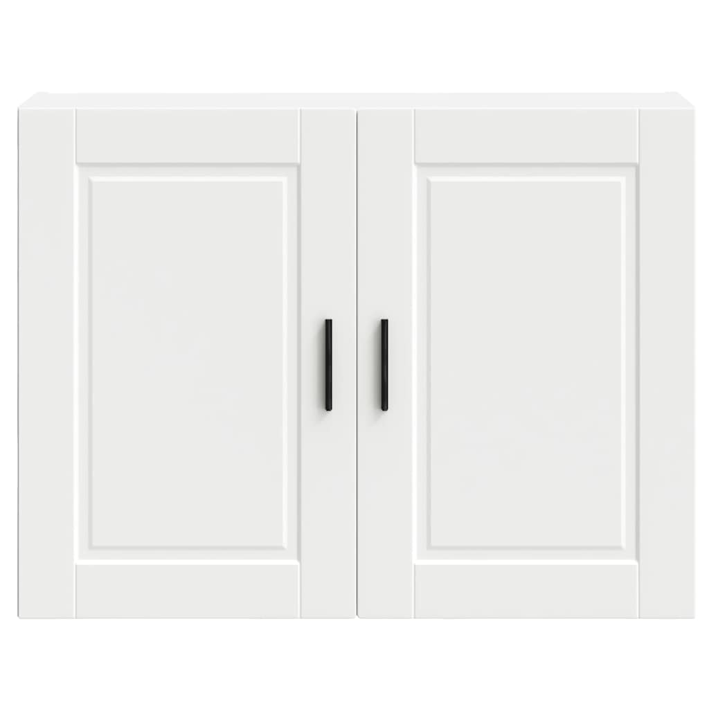 Kjøkkeninnredning Overskap Porto Hvit med glassdør