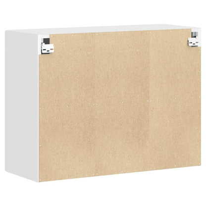 Kjøkkeninnredning Overskap Porto Hvit med glassdør