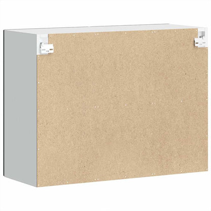 Kjøkkeninnredning Overskap Porto Svart med glassdør