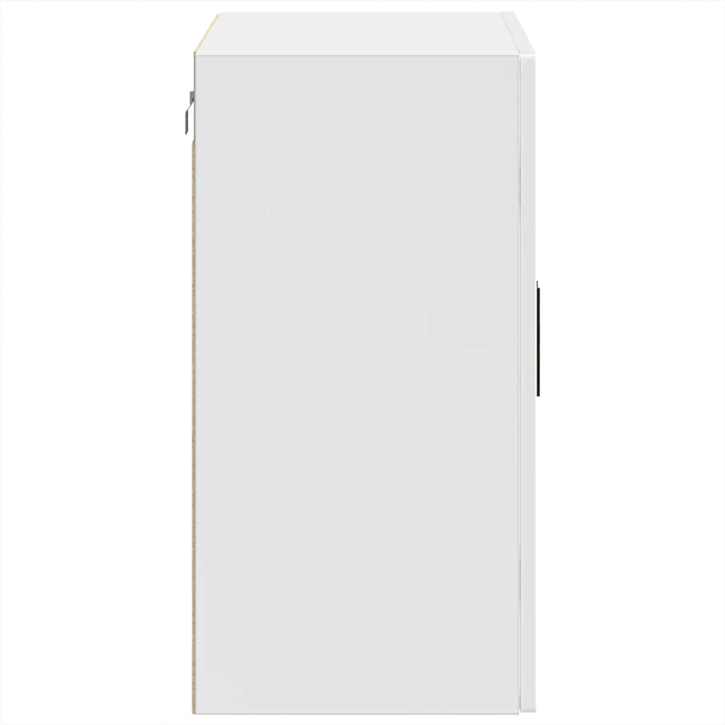 Kjøkkeninnredning Overskap Porto Høyglans Hvit med glassdør