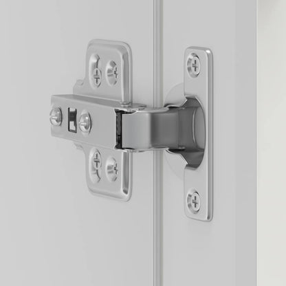 Kjøkkeninnredning Overskap Porto Høyglans Hvit med glassdør