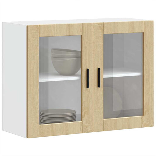 Kjøkkeninnredning Overskap Porto Sonoma Eik med glassdør