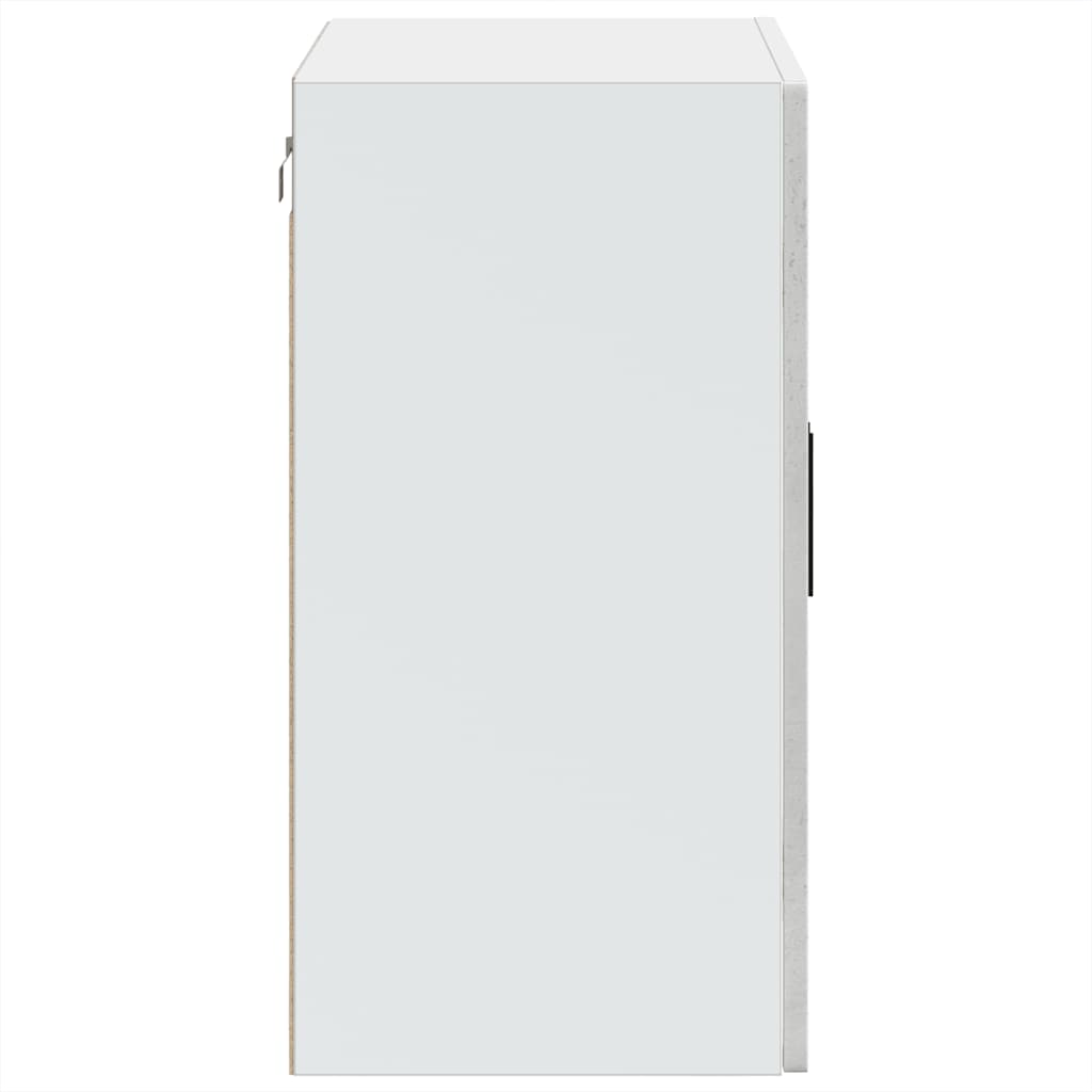 Kjøkkeninnredning Overskap Porto Betonggrå med glassdør