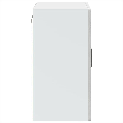 Kjøkkeninnredning Overskap Porto Betonggrå med glassdør