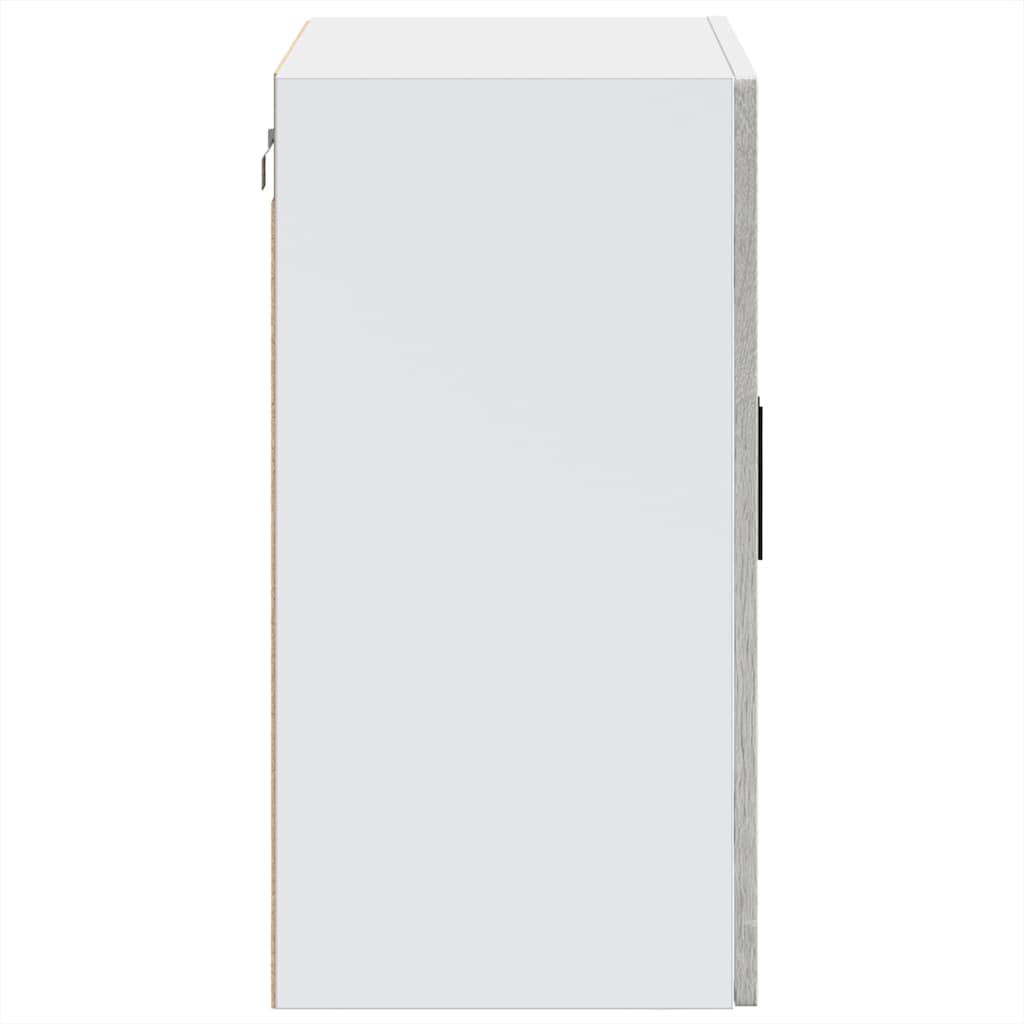 Kjøkkeninnredning Overskap Porto Sonoma Grå med glassdør