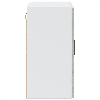 Kjøkkeninnredning Overskap Porto Sonoma Grå med glassdør