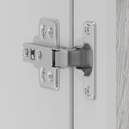 Kjøkkeninnredning Overskap Porto Sonoma Grå med glassdør