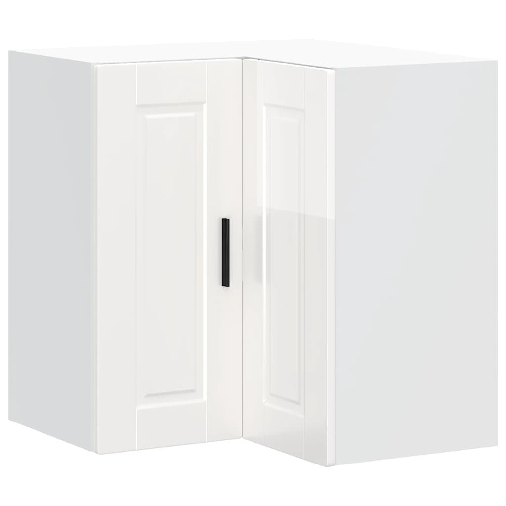 Kjøkkeninnredning Overskap Porto Høyglans Hvit Hjørneskap