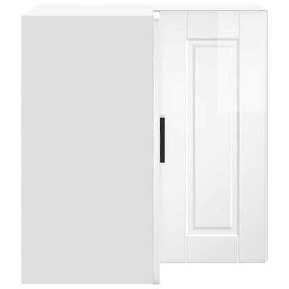 Kjøkkeninnredning Overskap Porto Høyglans Hvit Hjørneskap