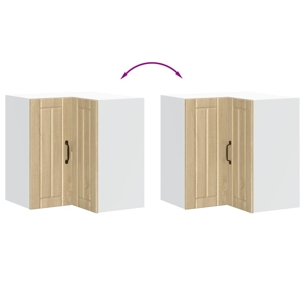 Kjøkkeninnredning Overskap Porto Sonoma Eik Hjørneskap