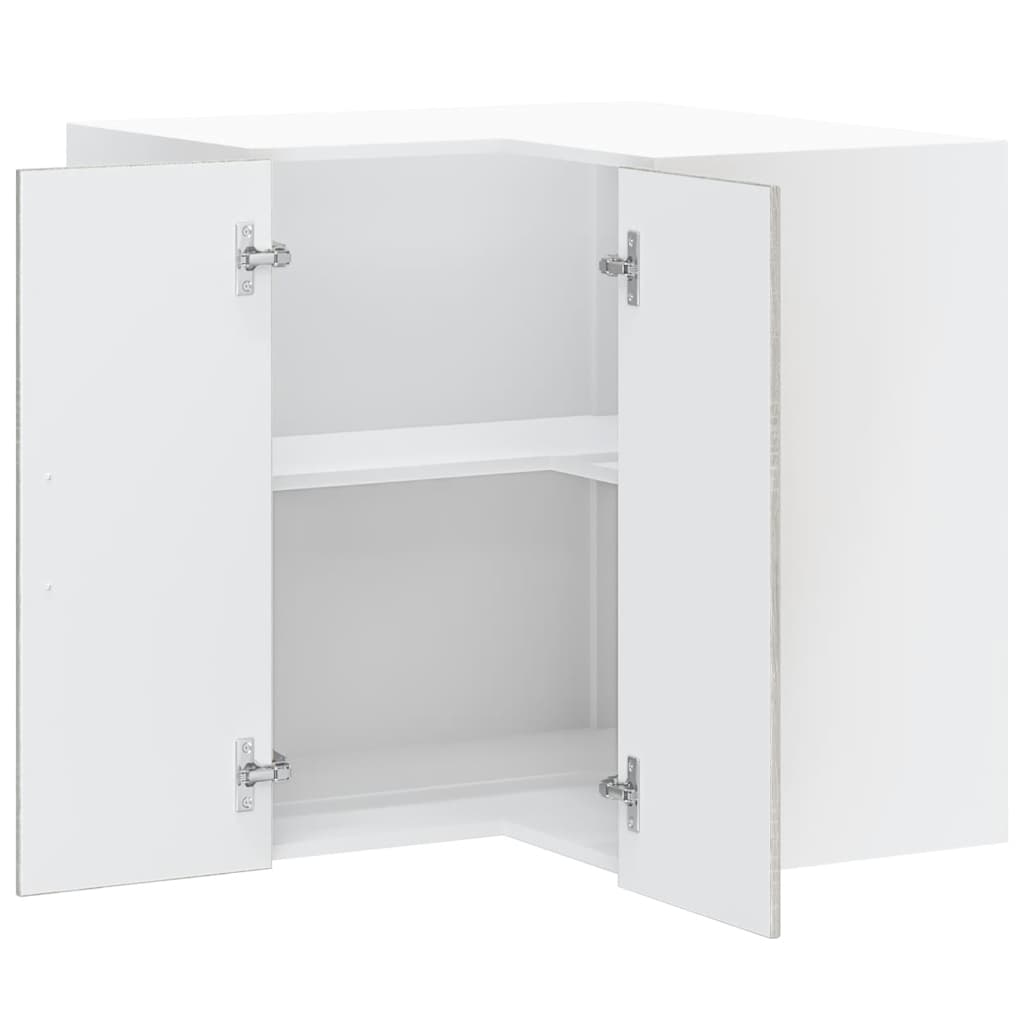 Kjøkkeninnredning Overskap Porto Sonoma Grå Eik Hjørneskap