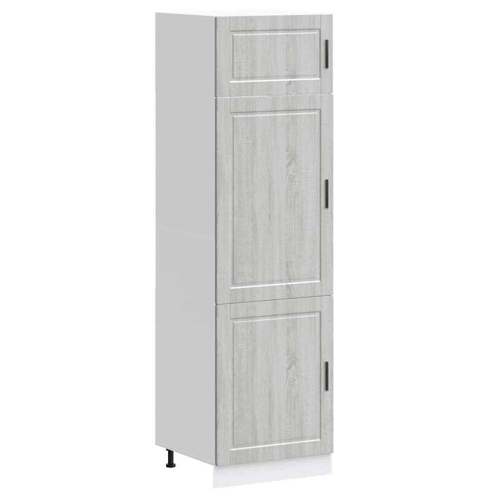 Kjøkkeninnredning Kjøkkenskap Porto Sonoma Grå Eik