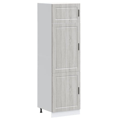 Kjøkkeninnredning Kjøkkenskap Porto Sonoma Grå Eik