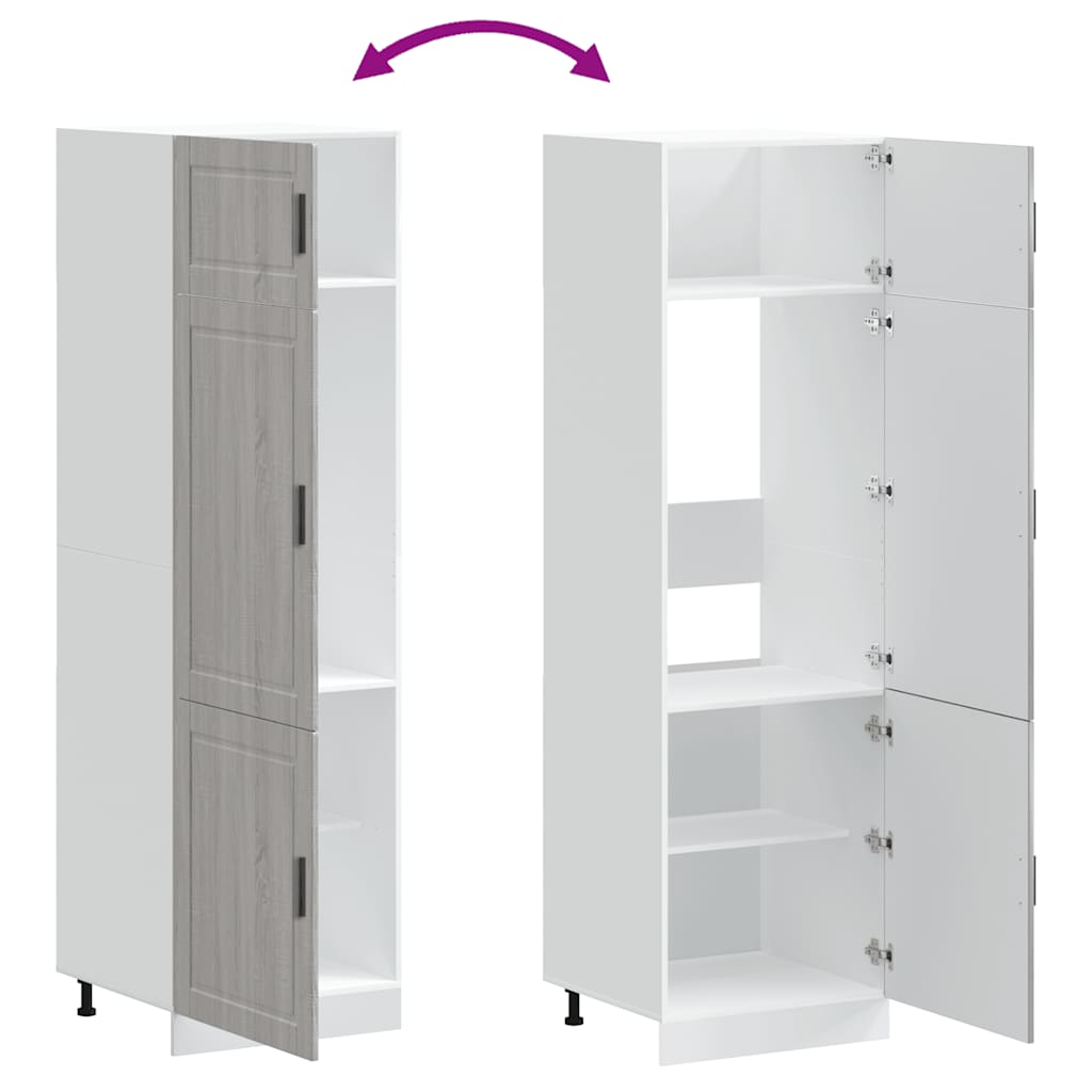 Kjøkkeninnredning Kjøkkenskap Porto Sonoma Grå Eik