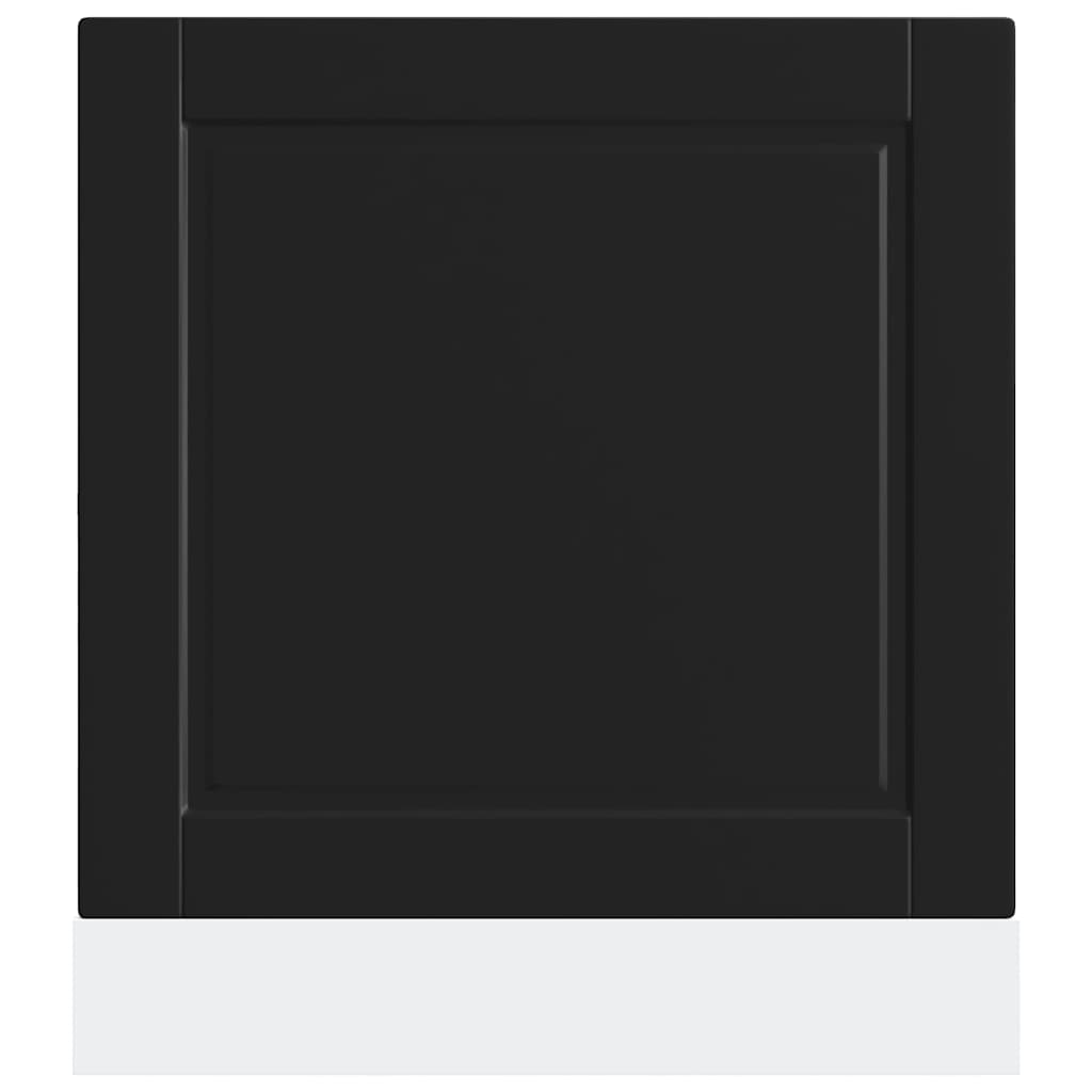 Kjøkkeninnredning Underskap Oppvaskmaskin panel Porto Svart 60x1,5x67 cm