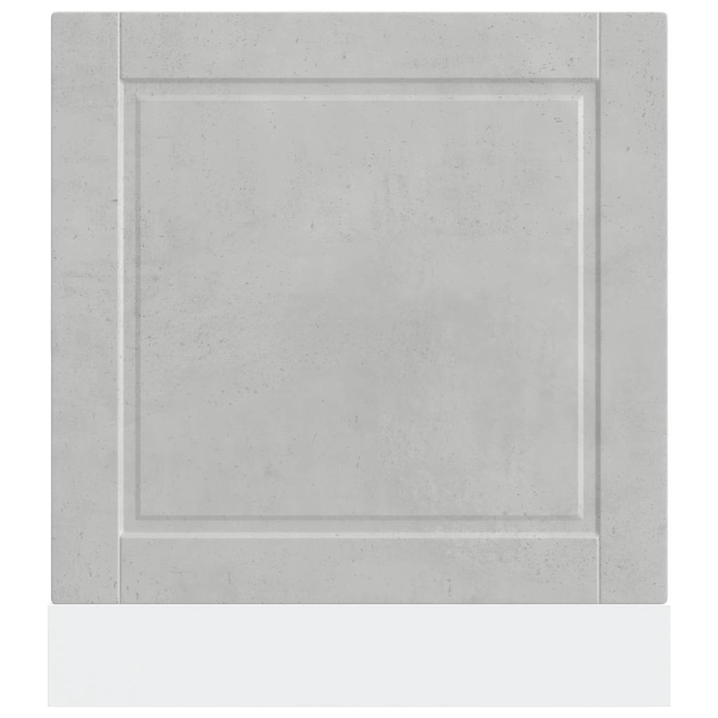 Kjøkkeninnredning Underskap Oppvaskmaskin panel Porto Betonggrå 60x1,5x67 cm