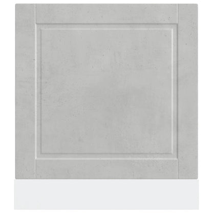 Kjøkkeninnredning Underskap Oppvaskmaskin panel Porto Betonggrå 60x1,5x67 cm