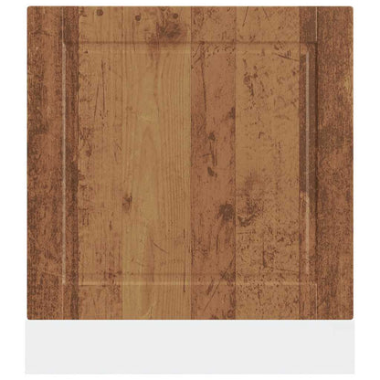 Kjøkkeninnredning Underskap Oppvaskmaskin panel Gammelt Tre 60x1,5x67 cm