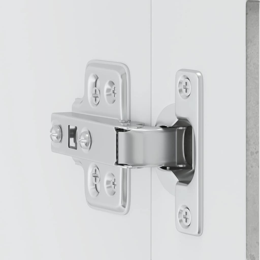 Kjøkkeninnredning Overskap Porto Betonggrå med glassdør