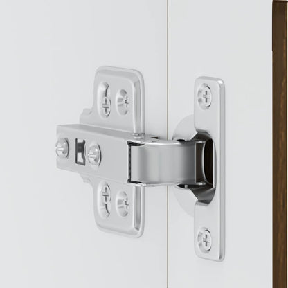 Kjøkkeninnredning Overskap med glassdør Porto Brun eik