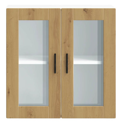 Kjøkkeninnredning Overskap med glassdør Porto Artisan Eik