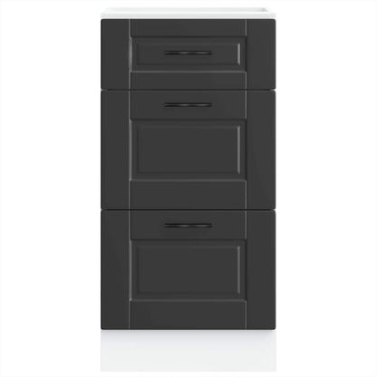 Kjøkkeninnredning Underskap Porto Svart