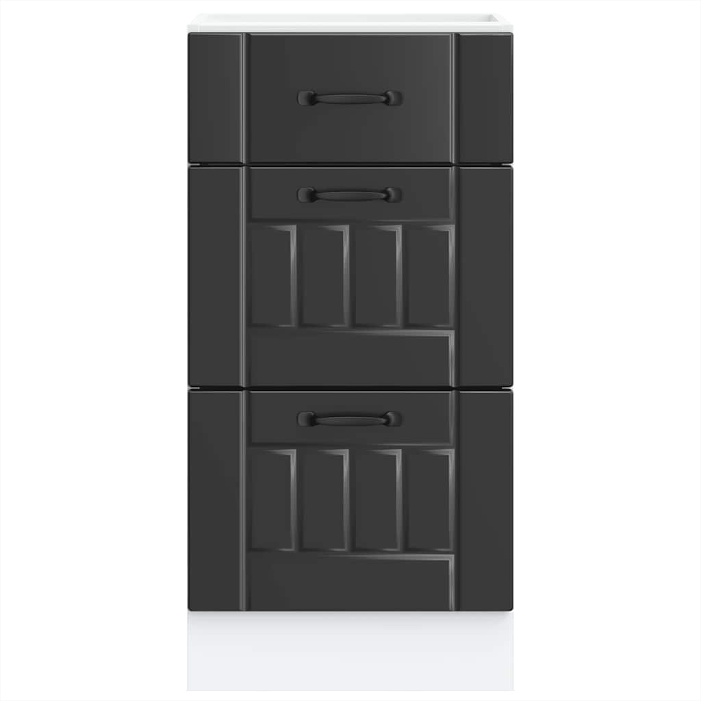 Kjøkkeninnredning Underskap Lucca Svart