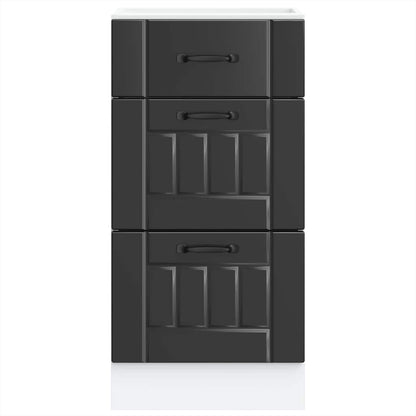 Kjøkkeninnredning Underskap Lucca Svart