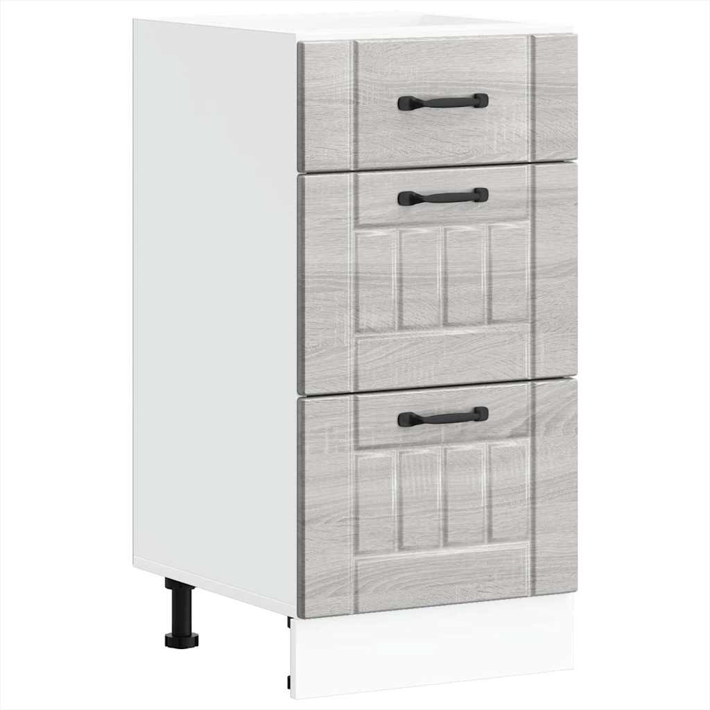 Kjøkkeninnredning Underskap Lucca Sonoma Grå